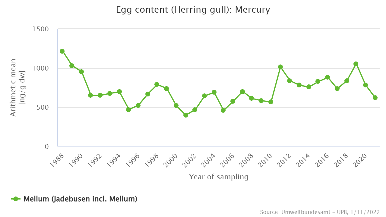 Mercury is clearly biomagnified in the marine food web.