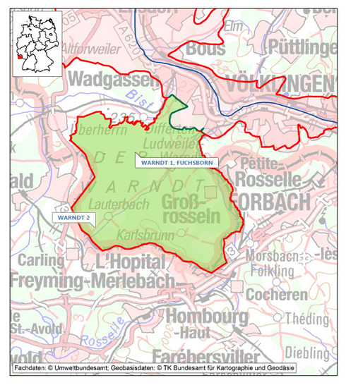 Map Warndt