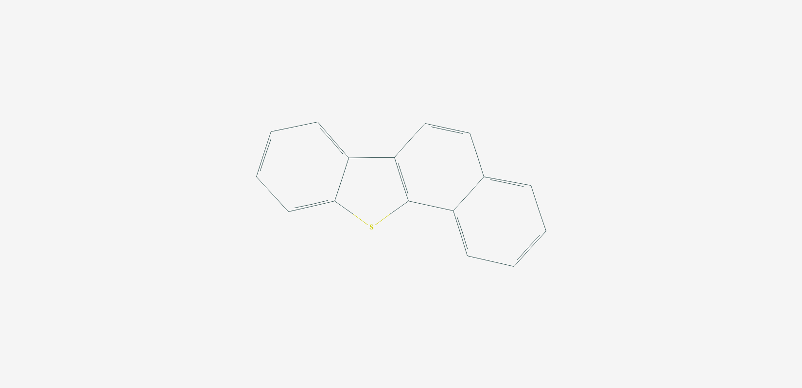Structure of benzo[b]naphtho[1,2-d]thiophene
