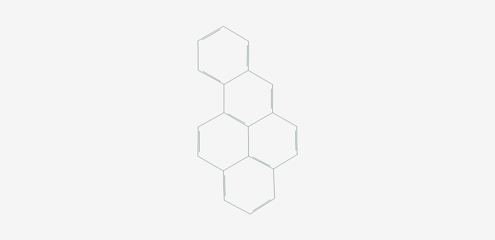 Structure of benzo[a]pyrene