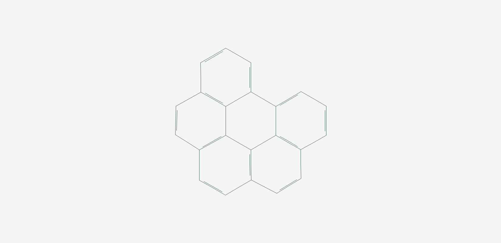 Struktur von Benzo[ghi]perylen