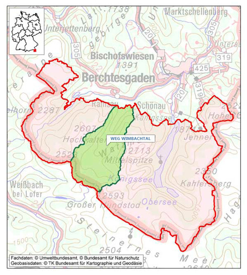 Map BR/NP Berchtesgaden