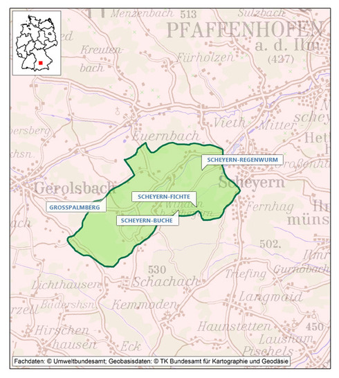 Map Scheyern