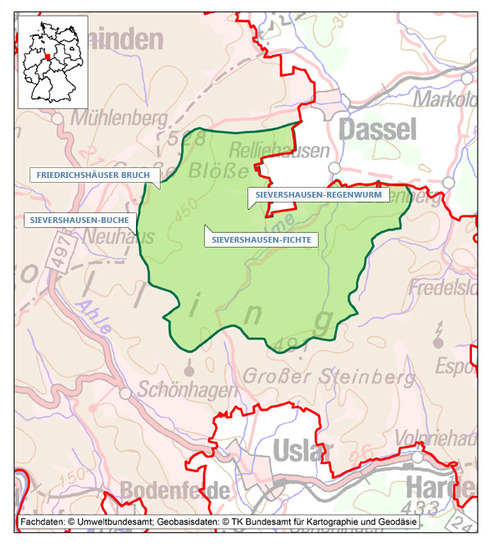 Karte Sievershausen