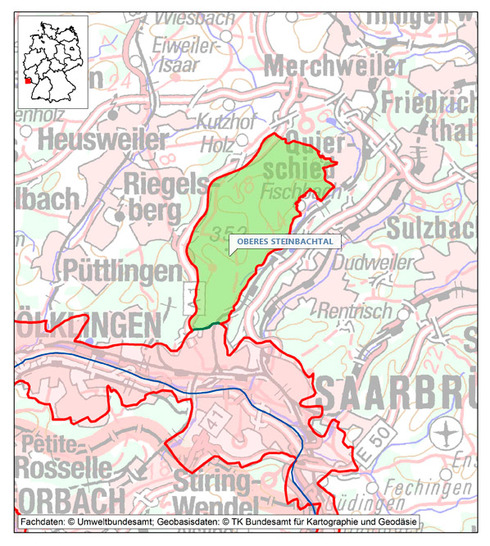 Map Saarkohlewald
